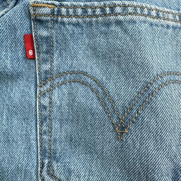 Levi's Ribcage Wide-Leg Premium Denim Jeans 25 - Picture 12 of 12